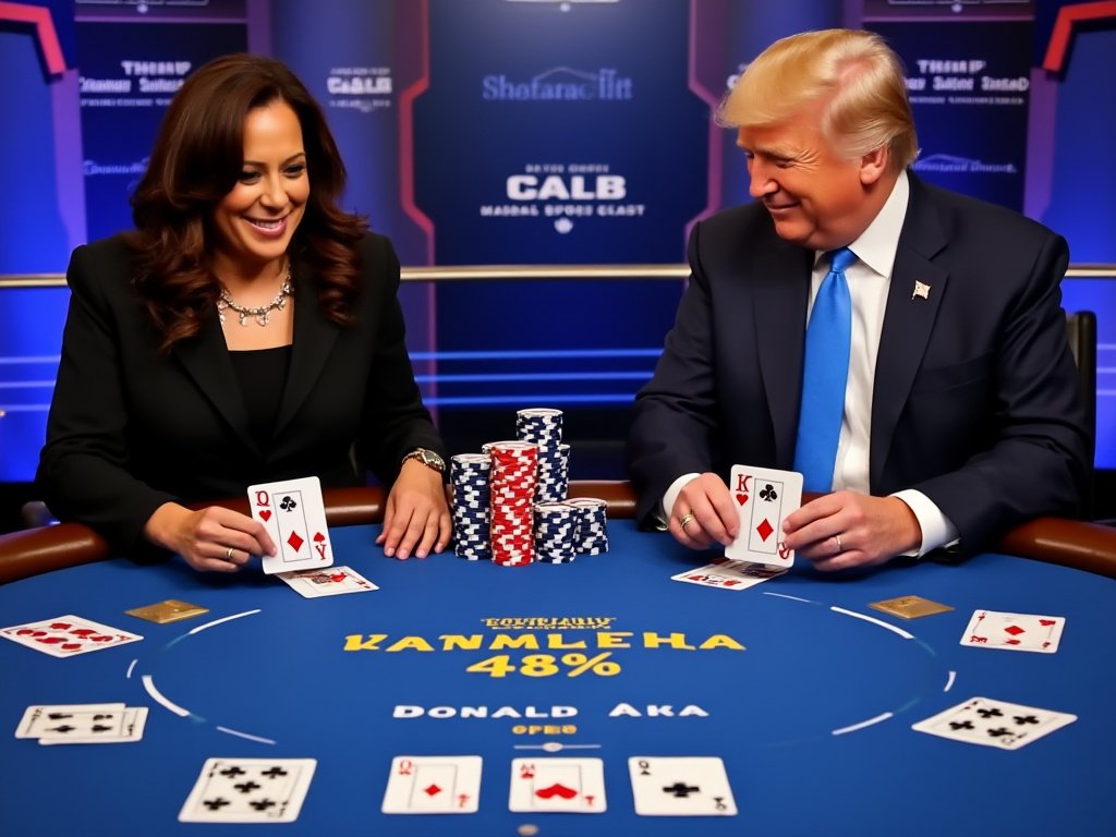 President To Be Decided By Hand Of BlackJack. MGM Moves To 52% Favorite In The Polls.